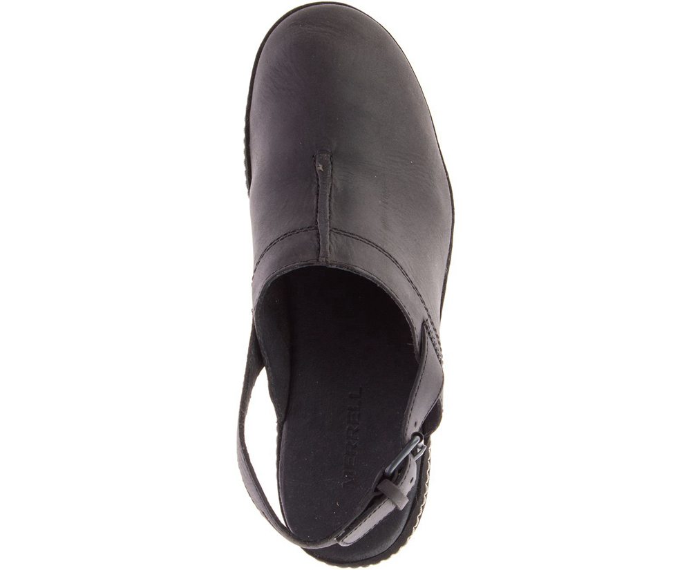 Merrell Sandals Black - Halendi Backstrap - Womens 76YVPGQLW